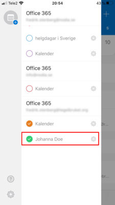 Outlook-tillagd-delad-kalender-iOS